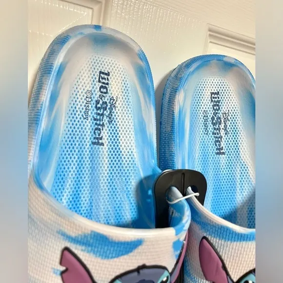 Disney | Blue Stitch Slides | Size 8 | Brand New |