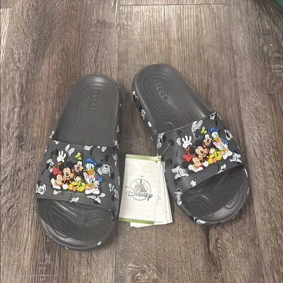 Disney Parks Crocs Mickey Mouse and Friends Classic Slide Sandal Adults SZ M6/W8