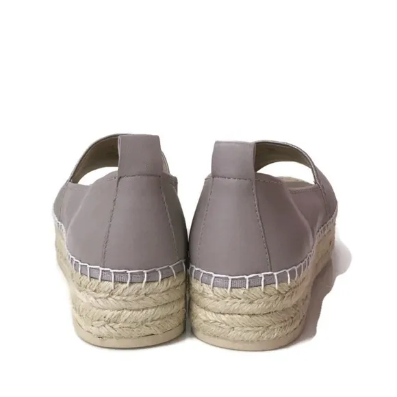 DKNY peep toe espadrilles wedges