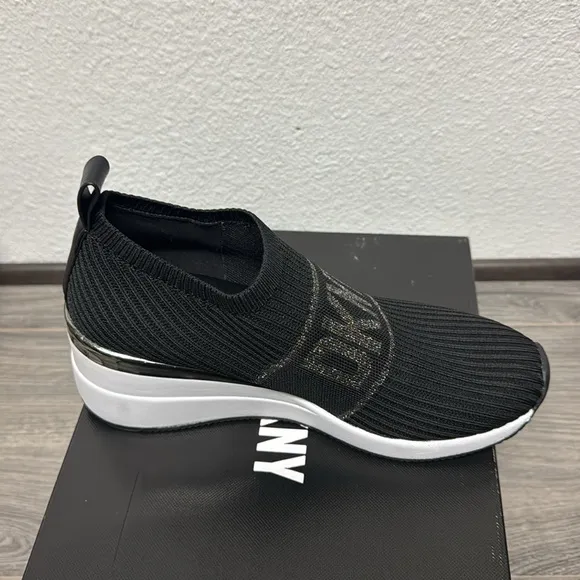 DKNY Women's Athletic Everyday Phebe-Slip on Wedge Sneaker