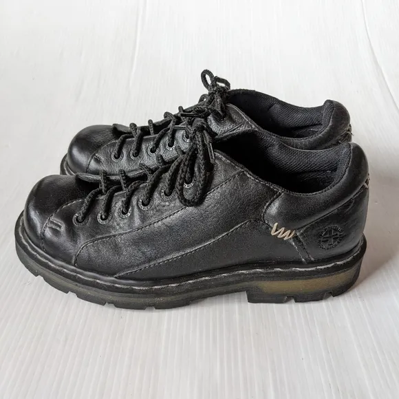 DOC MARTENS 11648 black leather oxford  loafers
