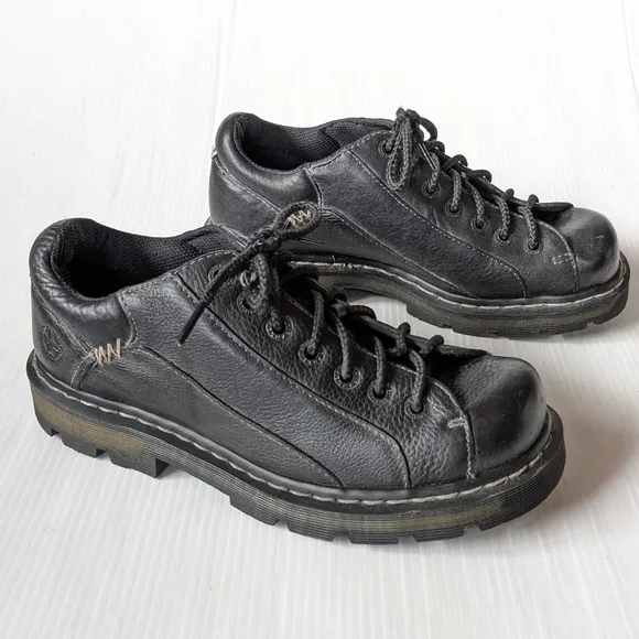DOC MARTENS 11648 black leather oxford  loafers