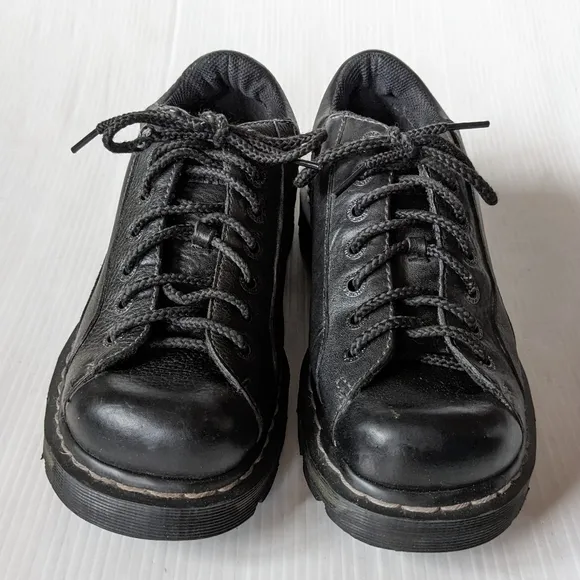 DOC MARTENS 11648 black leather oxford  loafers