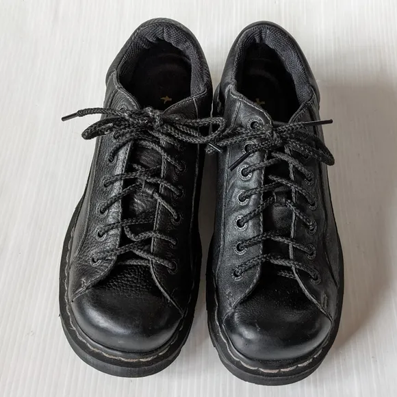 DOC MARTENS 11648 black leather oxford  loafers
