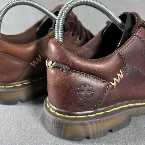 DOC MARTENS 11648 brown chunky oxford loafers brogues