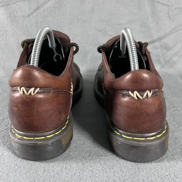 DOC MARTENS 11648 brown chunky oxford loafers brogues