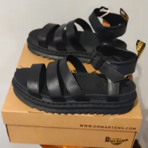Doc Martens Leather Sandals Size Women 10 Men 8- Blaire Gladiator NWT in box