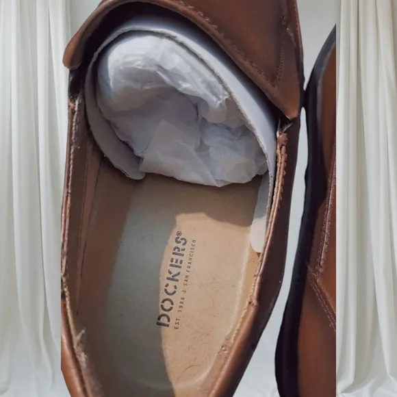 Dockers Brown Leather Men's Loafers