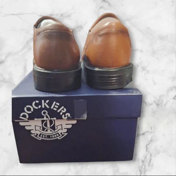 Dockers Brown Leather Men's Loafers
