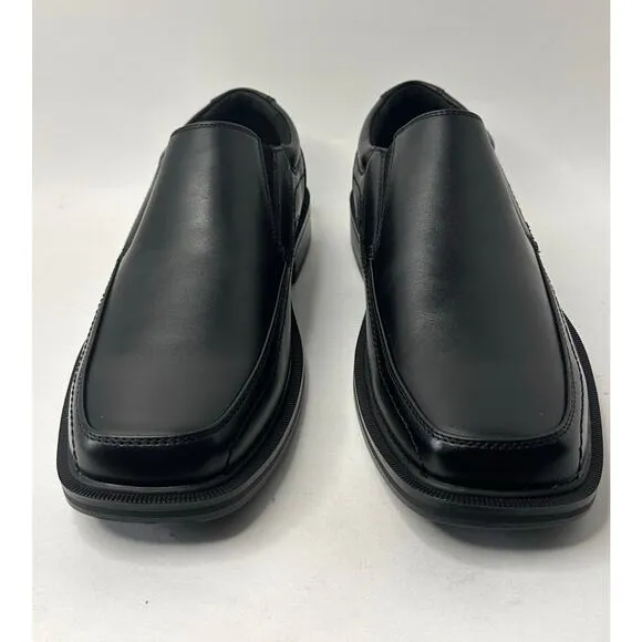 Dockers Men's Edson Faux Leather Black Slip-On Loafers Size 8M NWT
