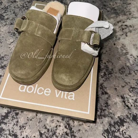 DOLCE VITA Suede Astor Plush Flats