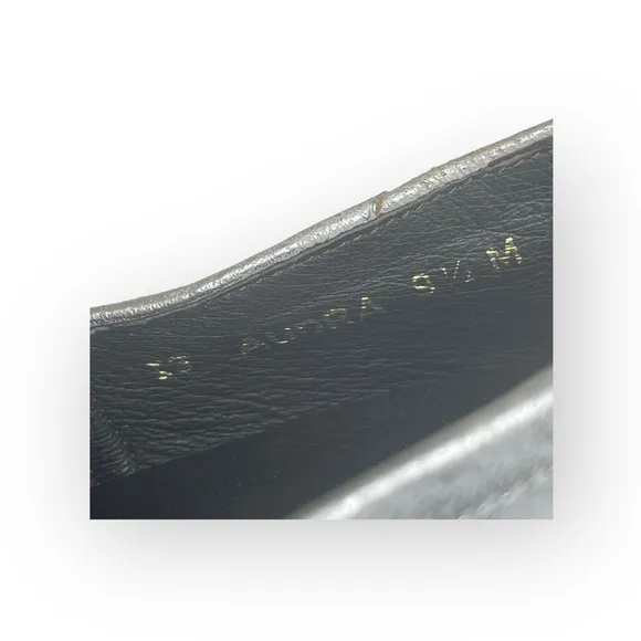 Donald J Pliner® ༄ Audra Leather Espadrille Flats ༄ Navy   White Metallic ༄ 9.5M