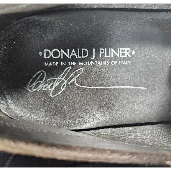 Donald J Pliner Dacio Expresso Suede Slip-On Loafer Men Size 10 M