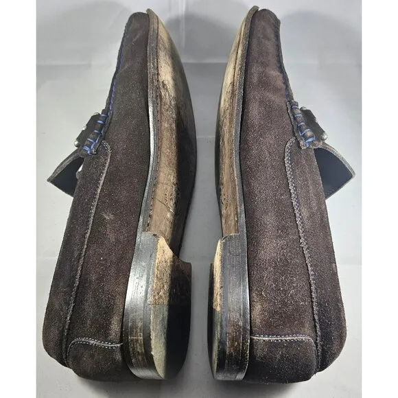 Donald J Pliner Dacio Expresso Suede Slip-On Loafer Men Size 10 M
