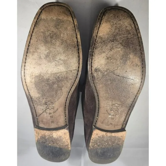 Donald J Pliner Dacio Expresso Suede Slip-On Loafer Men Size 10 M