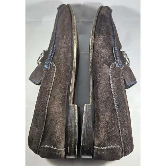 Donald J Pliner Dacio Expresso Suede Slip-On Loafer Men Size 10 M