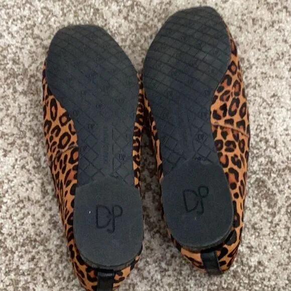 Donald J. Pliner Heddy Leopard Print Calf Hair Loafer 8