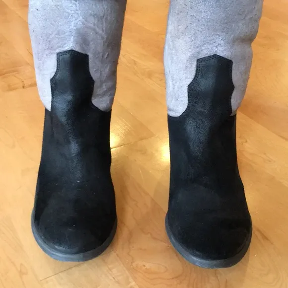 Donald J. Pliner Western Couture Zebra Fur Boots
