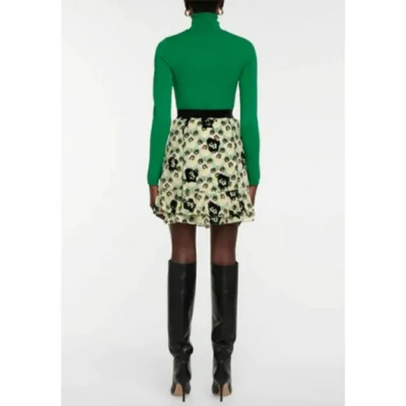 Dorothee Schumacher Flower Patch Ruffle Detail Skirt