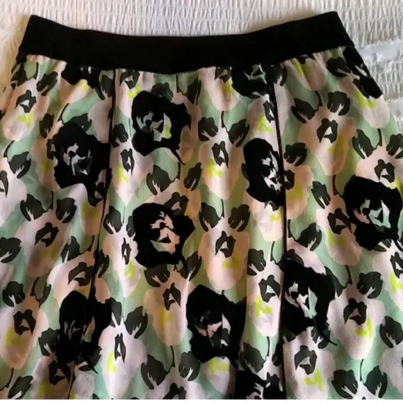Dorothee Schumacher Flower Patch Ruffle Detail Skirt