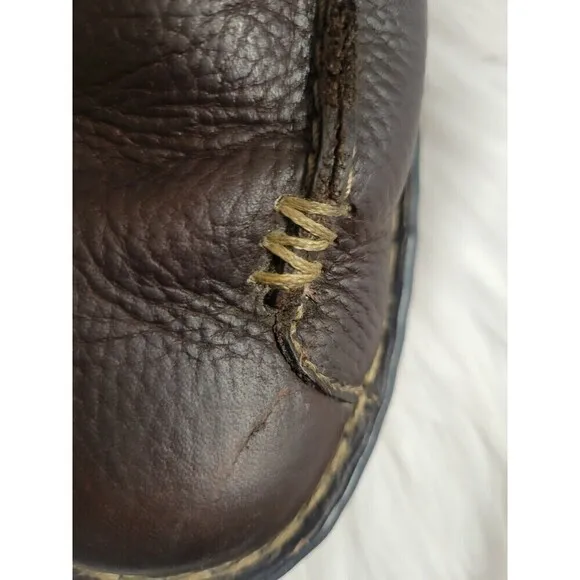 Dr Martens 11233 Size 8 Loafers Brown Leather Slip On Casual Comfort Docs
