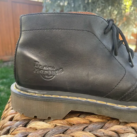 Dr Martens #1B61 Black Leather Lace up Chukka Boots.  Men’s size 10 Women’s 11