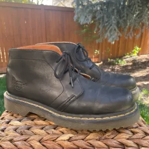 Dr Martens #1B61 Black Leather Lace up Chukka Boots.  Men’s size 10 Women’s 11