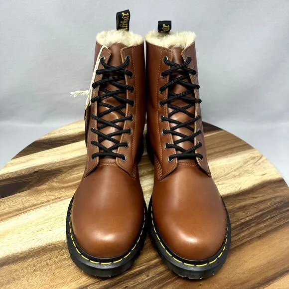 Dr. Martens Doc Martens DM's 1460 Serena Brown Boots Women's Size 11 Fur-Lined