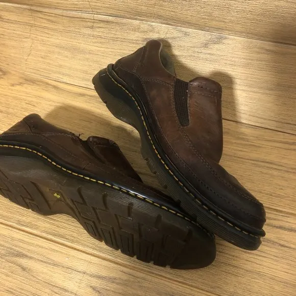 Dr Martens' men brown leather loafers, size 9