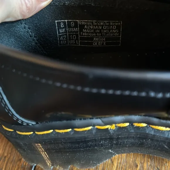 Dr Martens platform platform loafer