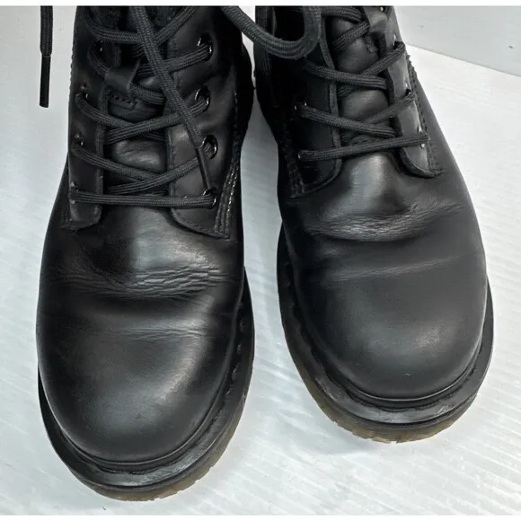 Dr Martens Women's 1460 Kolbert Leather Faux Fur Lined Wintergrip Boot Black 8
