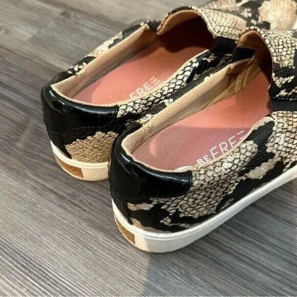 DR. SCHOLL'S Comfort Madison Animal Print Slip On Flats Sneakers Size 8