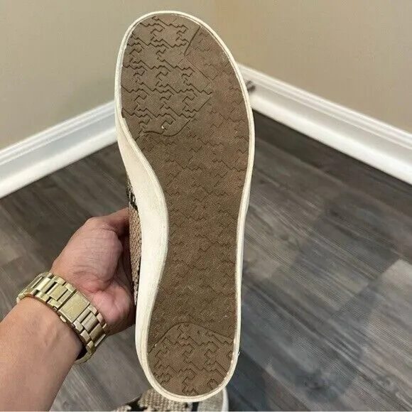 DR. SCHOLL'S Comfort Madison Animal Print Slip On Flats Sneakers Size 8