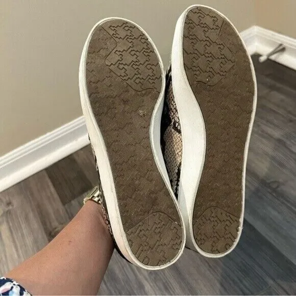 DR. SCHOLL'S Comfort Madison Animal Print Slip On Flats Sneakers Size 8