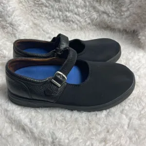 Dr comfort Merry Jane leather &amp; stretchy fabric Mary Jane Flats SZ10W