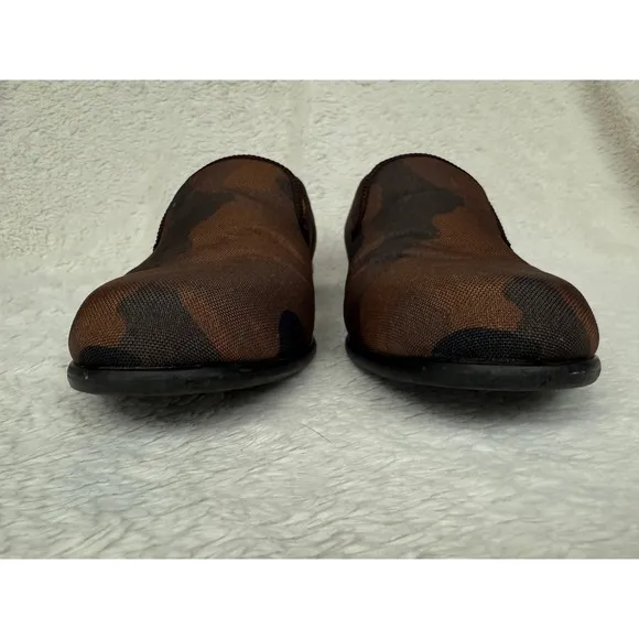 Duke Dexter Camo Loafers Handmade in England Slip On Shoes Size 9