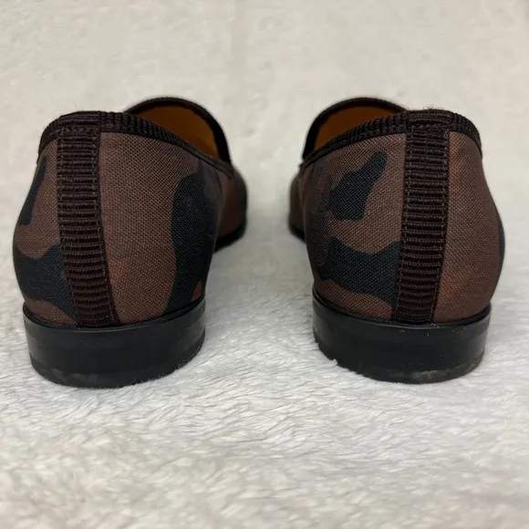 Duke Dexter Camo Loafers Handmade in England Slip On Shoes Size 9