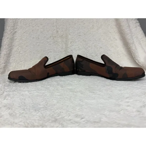 Duke Dexter Camo Loafers Handmade in England Slip On Shoes Size 9