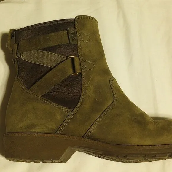 Dusty Green Teva Waterproof Boots