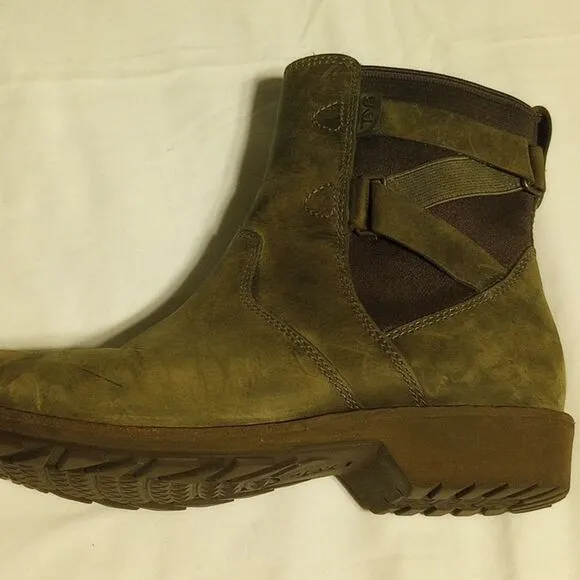 Dusty Green Teva Waterproof Boots