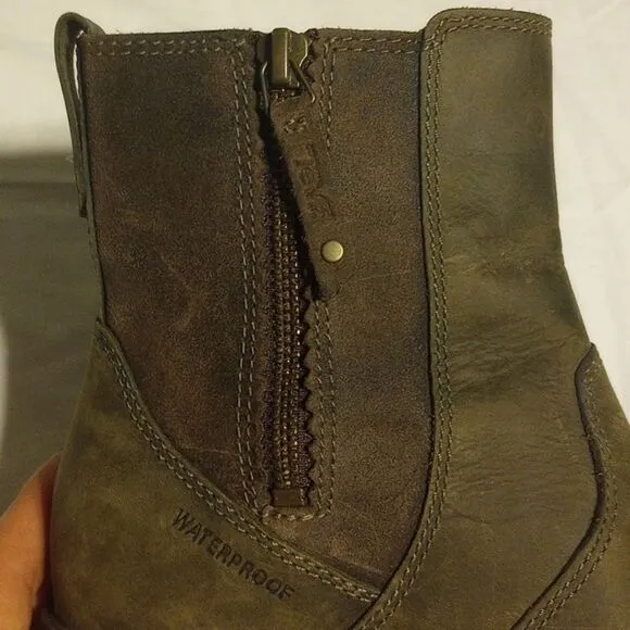 Dusty Green Teva Waterproof Boots