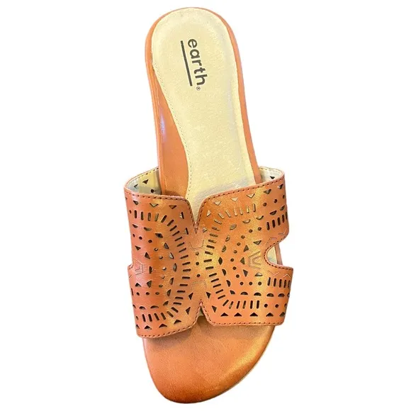 Earth Mykonos Torlos Women's Leather Slide Sandal | Women's 9M