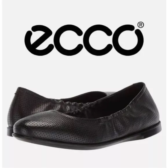 Ecco Incise Enchant Ballet flats black size 11