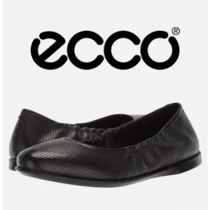 Ecco Incise Enchant Ballet flats black size 11