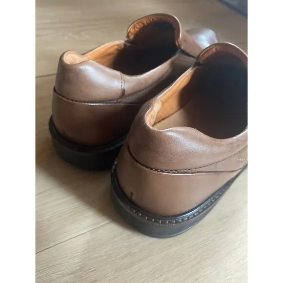 Ecco men’s brown leather loafers size 9 new without box