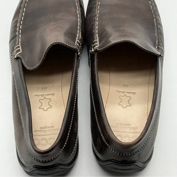 ECCO Men's Classic Moc 2.0 Slip on Driving Style Loafer Brown Leather Sz 44