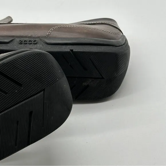 ECCO Men's Classic Moc 2.0 Slip on Driving Style Loafer Brown Leather Sz 44