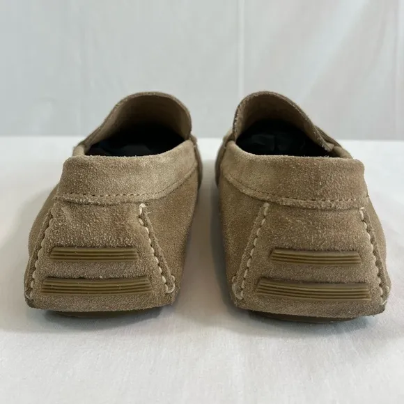 ECCO Men’s Moc Penny Loafers Tan Suede Mens 7-7.5 / EU 41