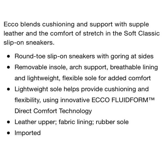Ecco Soft Classic Sneaker