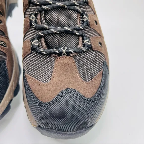 Eddie Bauer Maple Ridge Brown Leather Outdoor Waterproof Hiking Boots